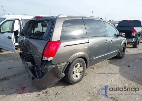 2007 Nissan Quest 3.5 S z USA, uszkodzony, nr VIN 5N1BV28U27N133400